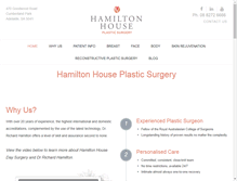 Tablet Screenshot of hamiltonhouse.com.au
